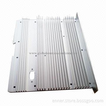 217.5*163.9*18mm Nature Anodized Extruded Aluminum Heat-sink, OEM/ODM Services Welcomed